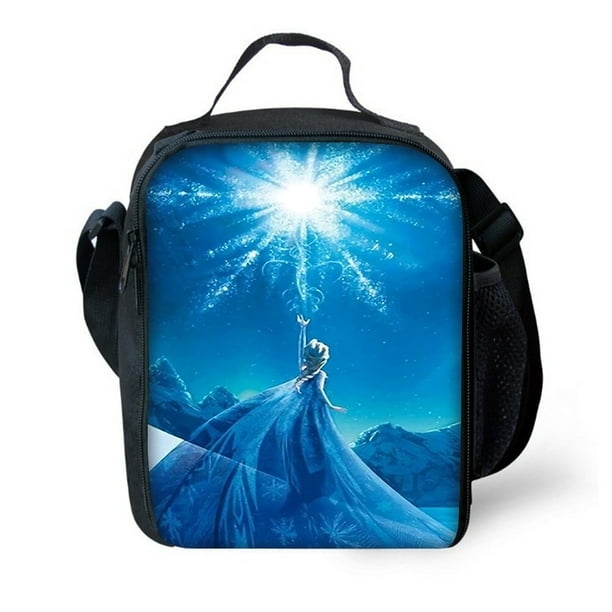 3 pcs set Frozen Princess Elsa Child School Backpack with Lunch Bags ,Pencil Bags ,Cartoon School Bags for Boys Girls Best Gift