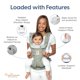 thumbnail image 3 of Portabebés Ergobaby Omni 360 All-Position Pearl Grey, 3 of 7