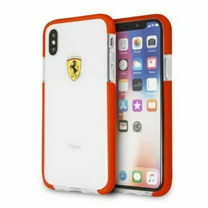 Carcasa Ferrari P/ Iphone X/Xs Transp/Rojo