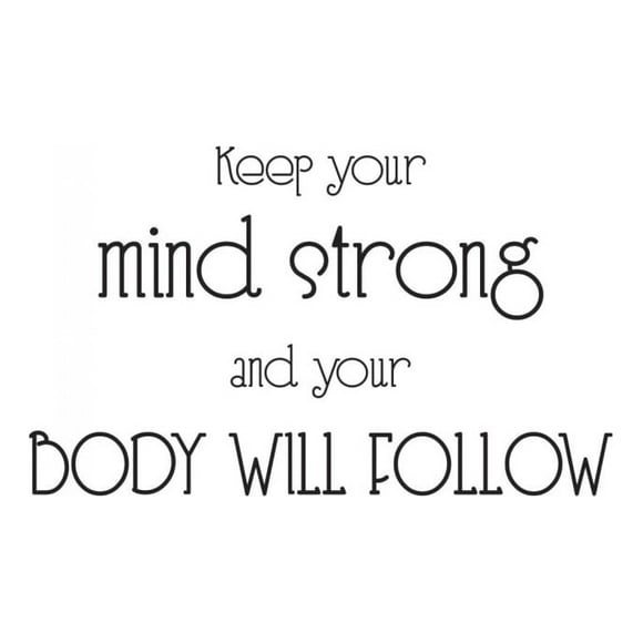Decomural Strong Mind Inspirational WS-44127