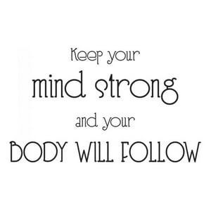 Rienda Libre Graphics - Decomural Strong Mind Inspirational Ws-44127