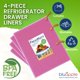 thumbnail image 3 of Forros para Cajones de Refrigerador BluApple FreshMats 4 piezas 30x38 cm Rosa, 3 of 6