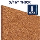 thumbnail image 4 of Tablero de corcho Cork Tiles Quartet, 30 x 30 cm, natural, paquete de 4, 4 of 7