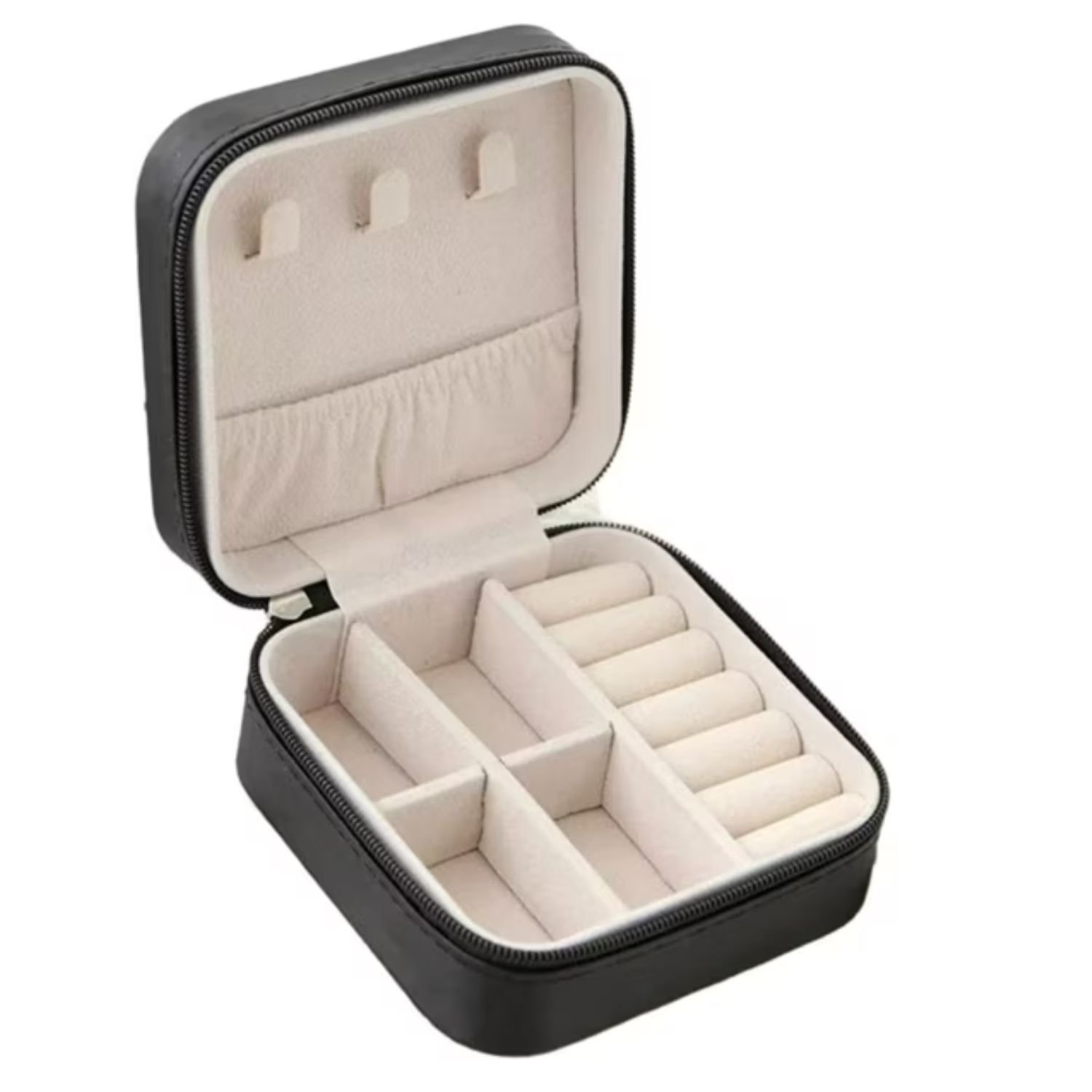 Disparo - Estuche Organizador Joyas Cuadrado 10cm Joyero Collares Aros