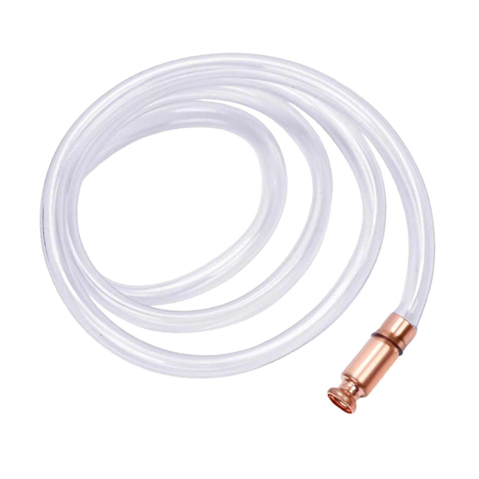 Magideal - Manguera De Sifón Manual, Bomba De Transferencia Portátil De Manguera De Uso Transparente Transparente, Gas Líquido De Gasolina 25 M