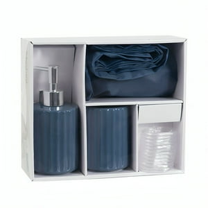 Set De Baño 4 Piezas / Azul – Mashini