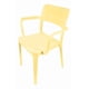 thumbnail image 5 of Silla Plástica Con Apoya Brazos Minimal Vainilla Dvp, 5 of 5