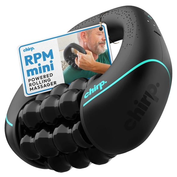 Masajeador de percusión rodante Chirp RPM Mini con giro de 3 velocidades