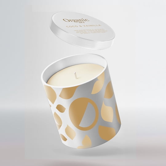 Velas Dream Coco & Vainilla Organic Spa