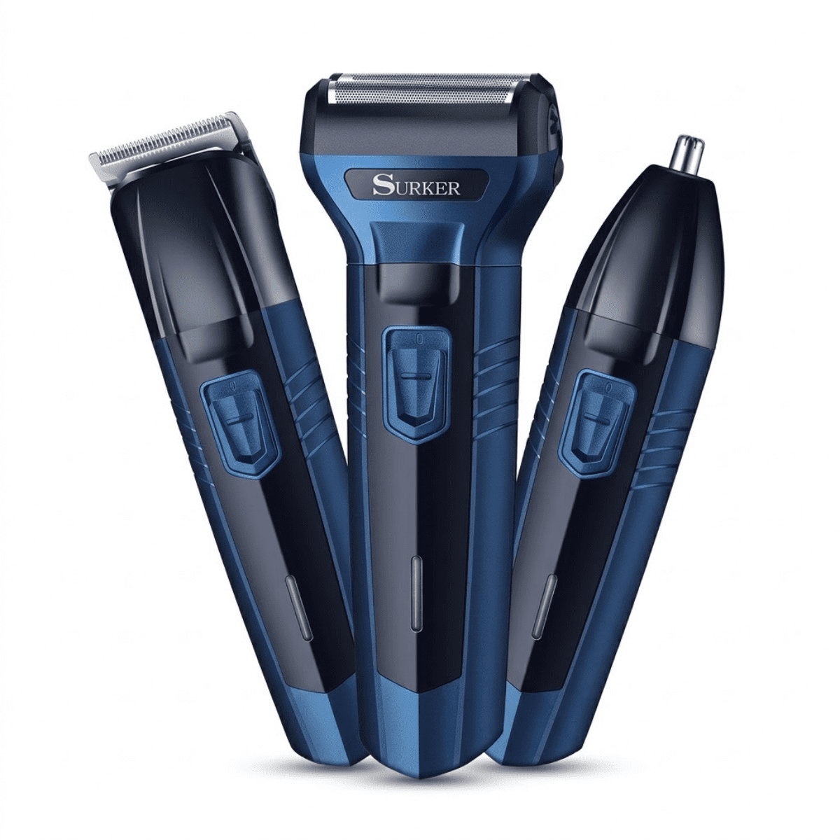 Surker - Kit De Afeitado Hombre Profesional 3 En 1 Recargable Sk-6011