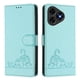 thumbnail image 1 of Funda tipo cartera FOXDOCK para Ulefone Note 19 con soporte, ranuras, RFID, diseño de gato, 1 of 5