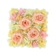 thumbnail image 2 of Panel De Flores Artificiales, Telón De Fondo De Flores Rosas Para Boda, Día De San Valentín, Rosa Champán, 2 of 3