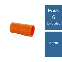 Pvc - Pack 6 Copla Conduit 20Mm