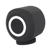 Magideal - Pantalla De Micrófono, Filtro De Micrófono De Esponja Acústica, Fácil Instalación, Portátil, Insonorizada, Versátil Para Grabación Y Transmisión En Ca Micrófono De Condensador A
