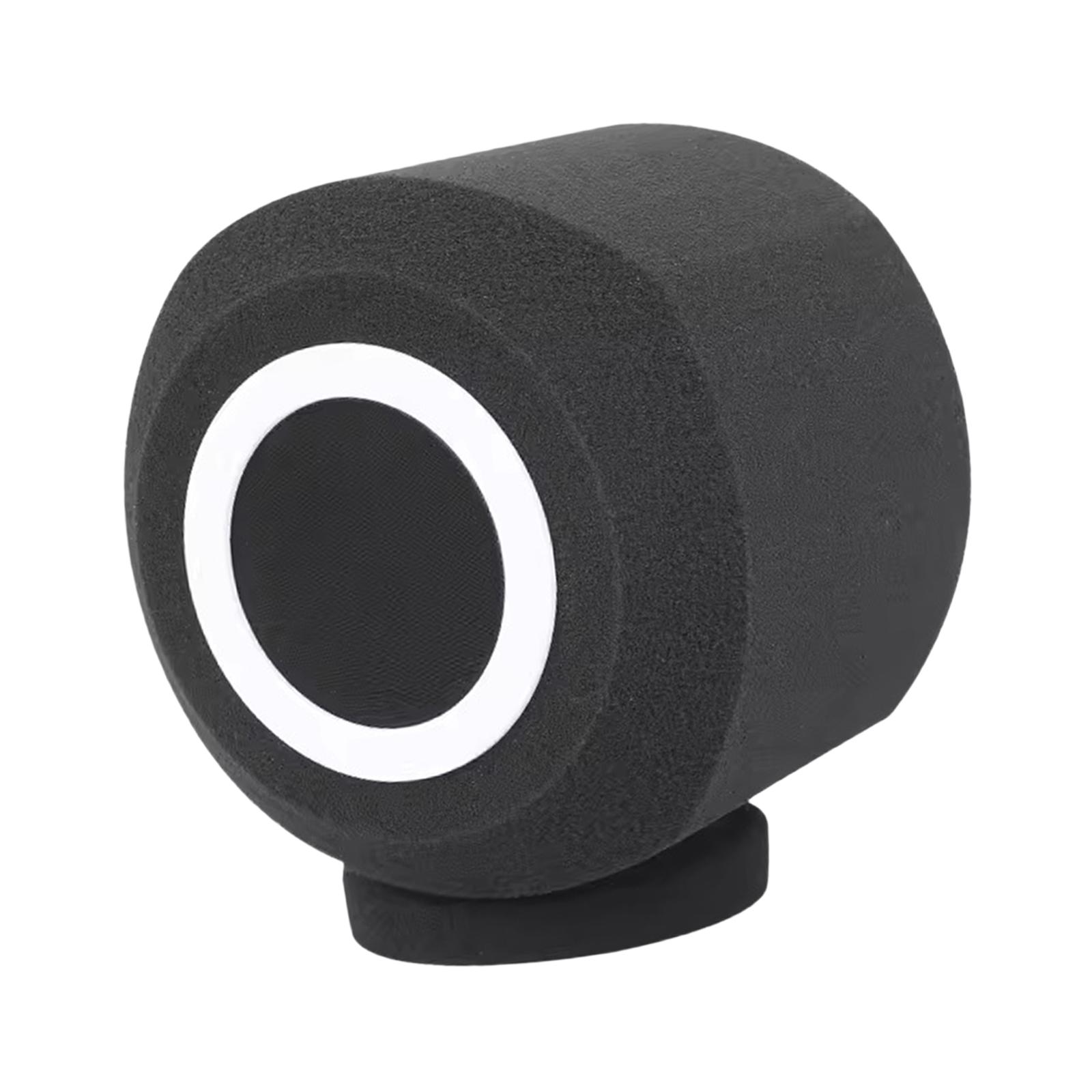 Magideal - Pantalla De Micrófono, Filtro De Micrófono De Esponja Acústica, Fácil Instalación, Portátil, Insonorizada, Versátil Para Grabación Y Transmisión En Ca Micrófono De Condensador A