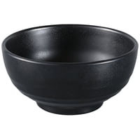 Tazón Para Fideos Yanco Black Pearl-2 Woodong De Melamina, 770 Ml, Negro