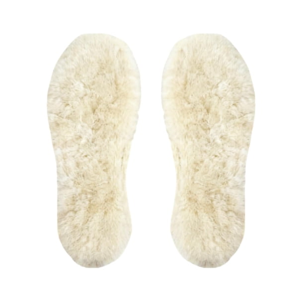 Plantillas de piel de oveja, inserto grueso y cálido de lana para mujer y hombre, plantillas de forro polar, suelas de repuesto de piel de oveja para zapatos, botas y pantuflas