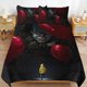 thumbnail image 1 of Pennywise Bedding Set Duvet Cover Comfortable and Lightweight Cartoon Bedding 3 Piece Bed Set, 1 of 5