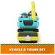 thumbnail image 3 of Wrecking Ball de Toy Truck Rubble & Crew Motor con figura de acción, 3 of 3