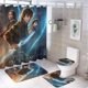thumbnail image 1 of Juego de Cortina de Ducha y Alfombras Desmarcar Percy Jackson 4 Piezas, 1 of 6