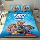 thumbnail image 1 of Cachorros Dog Pals Conjunto de sábanas temático, trío de piezas, cómodo y amigable con la piel, diseño único, regalo de decoración para el hogar para familiares, amigos y fans,135cm *200cm, 1 of 6