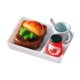 thumbnail image 3 of Simulación De Desayuno, Tostadas Y Mermelada, Juego De Cocina Para Casa De Mu?ecas 1/12, Utilería Para Fotos, Hamburguesa Vegetariana, 3 of 5