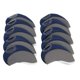 thumbnail image 1 of Cubiertas De Cabeza De Club De Hierro De Neopreno De 10 Piezas - Ventana Transparente Azul Real, 1 of 2
