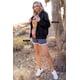 thumbnail image 4 of Chaqueta Thin Blue Line Cuero Sintético Negro, 4 of 6