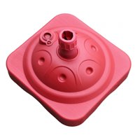 Ioensy - Base De Paraguas Rellenable Con Agua Soporte De Paraguas Estable Para Jardín Al Aire Libre Rojo