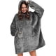 thumbnail image 3 of Polerones de Invierno para Hombre y Mujer Chiporro, Polar, Felpa y Sherpa en color Gris, 3 of 5