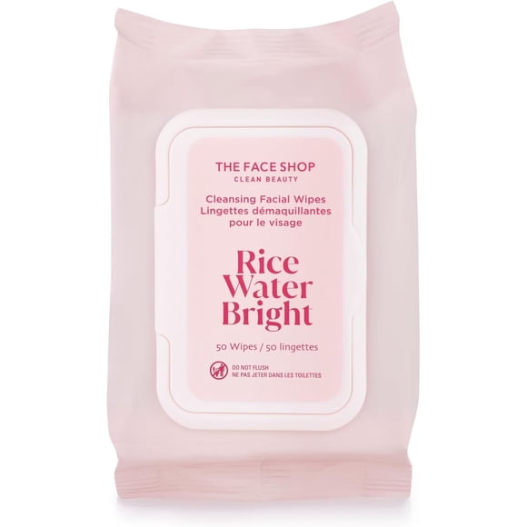 Toallitas Desmaquillantes The Face Shop Rice Water Bright 50u