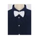 thumbnail image 5 of INSPIRE CHIC Pajaritas de Hombre Pre-Anudadas Correa Ajustable Lazo de Punto de Color Sólido Blanco, 5 of 5