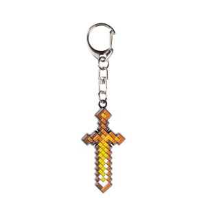 Llavero Metálico Minecraft Colección Espada