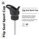 thumbnail image 2 of Tapa Deportiva Flip Seal de Klean Kanteen con Pajilla de Metal, 2 of 7