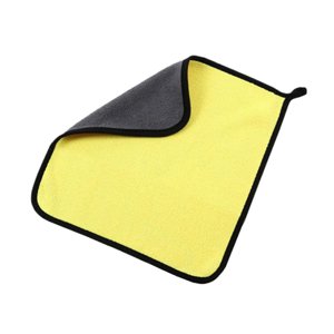 Bothyi - Toalla De Limpieza Toalla De Lavado De Autos Toalla De Secado Profesional Para Vehículos Recreativos Suv Domésticos 300X300X8 Mm Gris Amarillo
