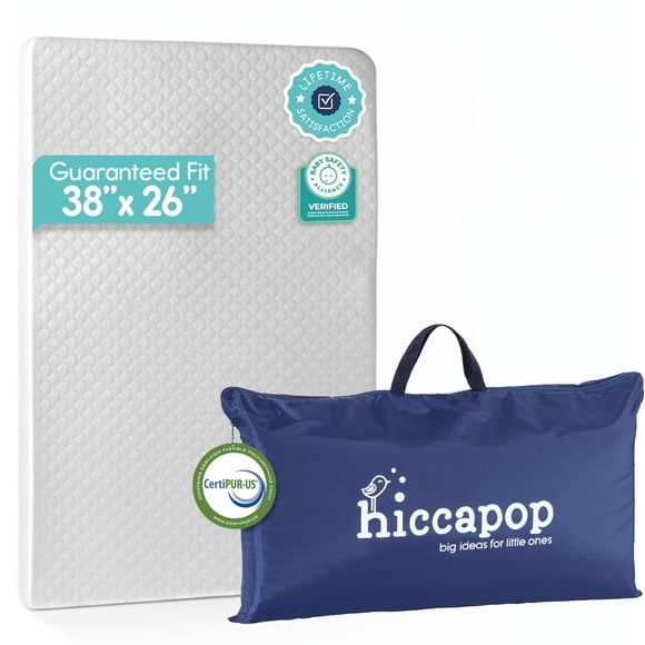 Colchón portátil para corral Hiccapop 97 x 66 x 3 cm