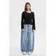 thumbnail image 4 of Polera Mujer Asimétrica Botones Negro, 4 of 4