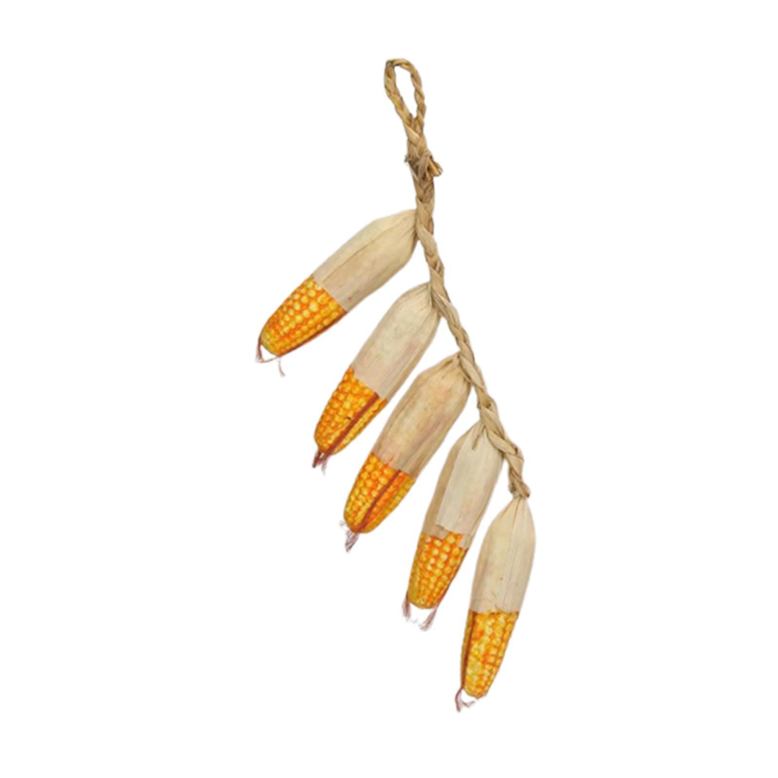 Magideal - Adorno De Verdura Artificial Guirnalda De Vegetales Utilería Para Exhibición Maíz De Simulación Decoración Temática De Espuma Adecuado Para Bares Eve 45 X 10 X 5 Cm