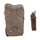 thumbnail image 5 of Cuero Peluquero Tijeras Tijeras Peines Clips Portaherramientas Bolsa Ri?onera Gris, 5 of 5