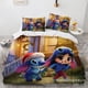 thumbnail image 2 of Stitch Bedding Sets Cartoon Comforter Quilt Bed Cover Duvet Cover Pillow Case 2-3 Pieces Sets for Kids Adult, 2 of 5