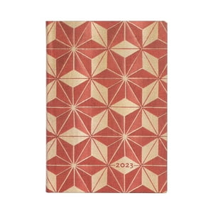 Paperblanks - Agenda 2023 Hishi. Tapa Flexible, Vista Semanal, Midi