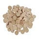 thumbnail image 2 of 100 Piezas Piezas De Madera DIY 0.8in Virutas De Artes Naturales Rebanada De Madera Sin Terminar, 2 of 5