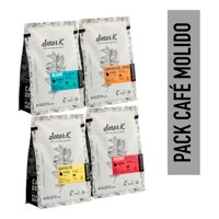Café Señor K - Pack Café Molido Más Vendidos Colombia Señor K 4X250 Grs