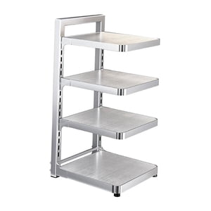 Magideal - Soporte Para Utensilios De Cocina, Organizador De Ollas Y Sartenes, Rejilla Para Almacenamiento Eficiente , 4 Niveles