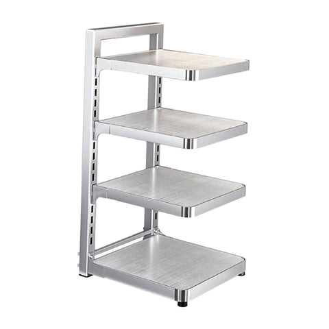 Magideal - Soporte Para Utensilios De Cocina, Organizador De Ollas Y Sartenes, Rejilla Para Almacenamiento Eficiente , 4 Niveles
