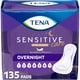 thumbnail image 1 of Almohadillas para incontinencia TENA Sensitive Care Overnight, 135 unidades, 1 of 9