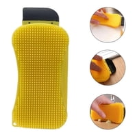 Genérico - Esponja Cepillo De E Silicona Con Espátula Multiuso Limpieza