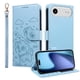 thumbnail image 4 of Funda Cartera para iPhone 17 Air Perro Cachorro Grabado con Tarjetas Soporte Correa Azul, 4 of 6
