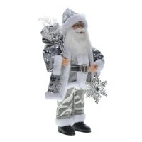 Bothyi - 2023 Navidad Papá Noel Muñeca Ropa De Lentejuelas 45 Cm De Altura Para Regalo Del Festival Gris