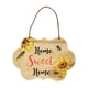 thumbnail image 2 of Placa De Madera De Moda Vintage, Estampado De Flores De Abeja, Puerta Delantera, Ventana, Cartel De Madera, Dulce Hogar, 2 of 5